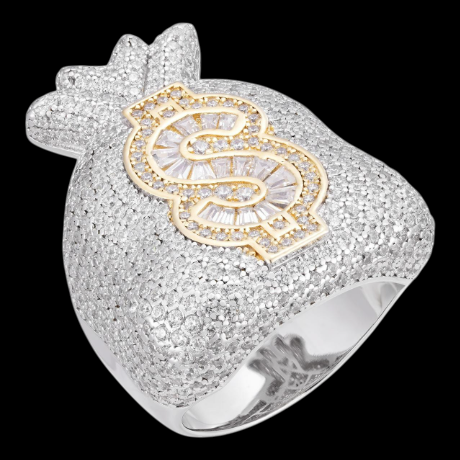 Moissanite Ring 925 silver